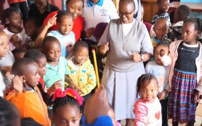 Feriencamp in Dagoretti Market mit Sr. Caroline